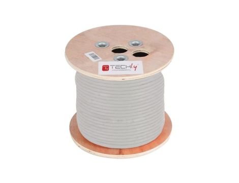 Kabel skrętka Cat5e F/UTP drut miedź LSZH 305m szara