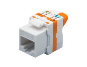 Samozaciskowy Moduł Keystone RJ45 Kat.6 U/UTP Techly