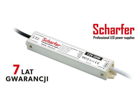 Zasilacz led hermetyczny 12V 20W Scharfer 7Y