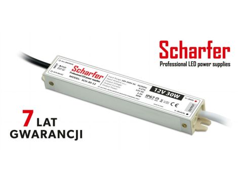 Zasilacz led hermetyczny 12V 30W Scharfer 7Y