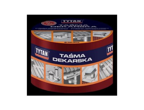 TAŚMA USZCZELNIAJĄCA DEKARSKA 10CM*10MB CZERWONY/CEGLASTY