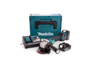 SZLIFIERKA KĄTOWA AKUMULATOROWA 125MM BLDC 18V 3*5.0AH MAKPA