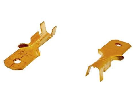 KOŃCÓWKA WSUWANA 1-1.5MM 0.8-6.35 10 SZTUK