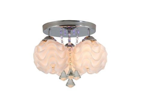 Plafon Sada do eleganckiej sypialni z dekoracyjnymi kloszami LP-119/3C Light Prestige