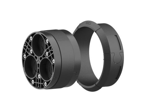 Dzielona pokrywa systemowa HSI150 DG 3x24-54mm do montażu na istniejących kablach