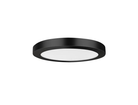 Okrągły czarny plafon YORK LED neutralna barwa światła do kuchni LP-330/1C 4BK Light Prestige