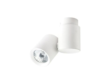 Sufitowy obrotowy reflektorek biały BOSTON do holu, GU10 LP-741/1W WH Light Prestige