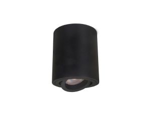 Tuba regulowana TULON natynkowa czarna do salonu LP-5441/1SM BK Light Prestige