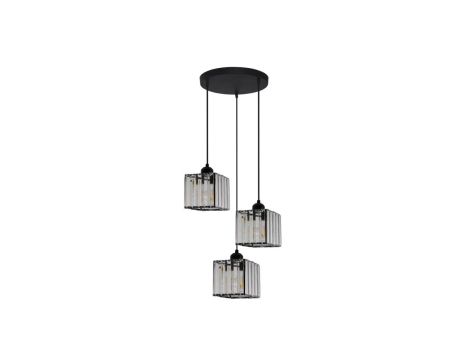 Lampa wisząca Galactico 3 talerz czarna LP-2383/3P Light Prestige
