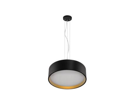Lampa wisząca HUDSON czarno-złota LP-043/1P BK/GD Light Prestige