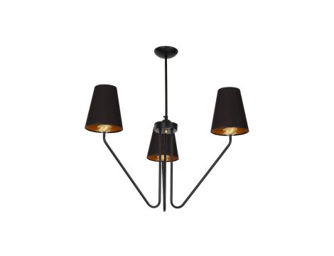 Żyrandol VICTORIA BLACK 3xE27 MLP4912 Milagro