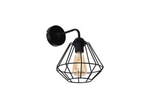 Kinkiet COLIN BLACK 1xE27 MLP4788 Milagro