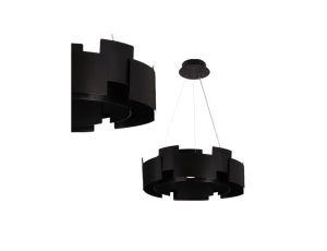 Lampa wisząca TORINO BLACK 24W LED ML6141 Milagro