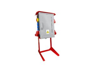 Rozdzielnica na stojaku OS-S/FI SET 2x32A 1x16A 8x230V schuko Doktorvolt 8379