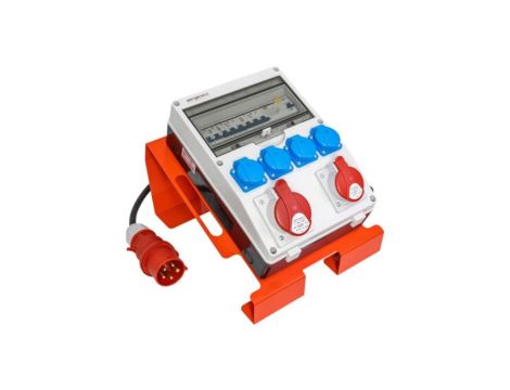 Rozdzielnica budowlana na stojaku z kablem SET-S/FI 32A 16A 4x230V DV Doktorvolt 0126