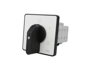 Łącznik krzywkowy 0-Y- 63A 500V 3 fazowy z dźwignią oraz szyldem do sterowania silnikami asynchronicznymi S63 JD 9551 A6 SEZ