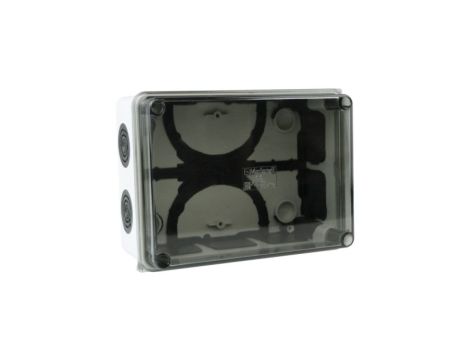 Puszka natynkowa z dławikami wym/wew 150x110x70 mm 10membran IP66 008.PG.K M-L 0776