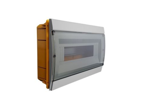 Rozdzielnica podtynkowa 12 modułowa IP40 szara 970.12 M-L 0995