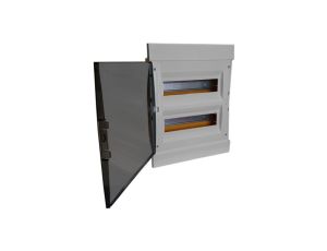 Rozdzielnica podtynkowa 24 modułowa IP40 szara 970.24 M-L 1060