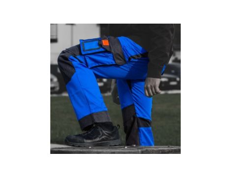 Spodnie robocze 245 g/m2 R62 WZMOCNIONE NIEBIESKO-CZARNE Doktorvolt 2131