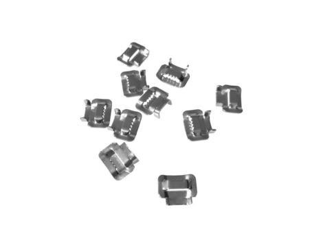 10szt. Zapinka ze stali nierdzewnej z zębami Ear-Lock 10mm gat.201 L-B 4937