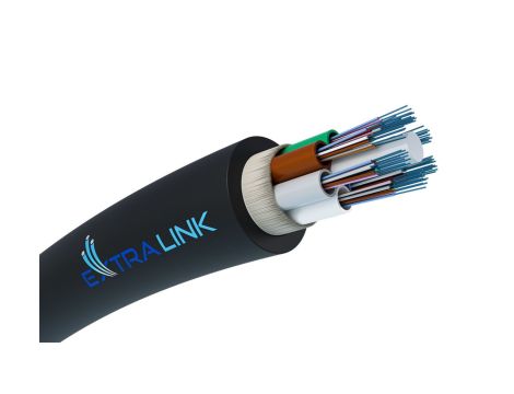 jednomodowy 6T12F G652D, 10mm Extralink Kabel światłowodowy do kanalizacji 72F