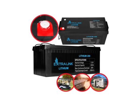 Akumulator LiFePO4 12,8V 200Ah BMS Extralink