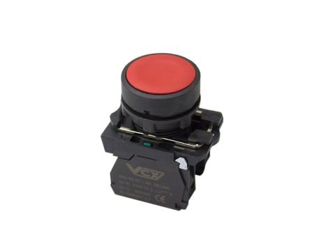 PRZYCISK PULPITOWY CZERWONY VCX XB5 AA45 1NO+1NC
