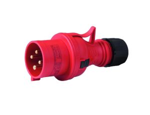 Wtyczka przenośna 16A 4P 400V czerwona TWIST WPP TYP B 16/4 IP44 922081