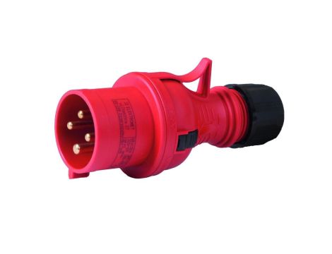 Wtyczka przenośna 16A 4P 400V czerwona TWIST WPP TYP B 16/4 IP44 922081