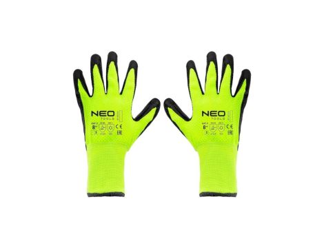 Rękawice robocze zimowe, ochronne odblaskowe rozmiar 8 żółte 97-613-8 NEO