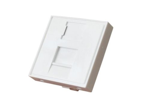 Adapter keystone pojedynczy 2M 45x45 biały Alantec 25.0022