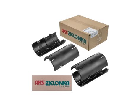 Łącznik składany prosty LSP 25 czarny do rur sztywnych (RL i RLM) oraz karbowanych (RKGL i RKGS) AKS /45szt/