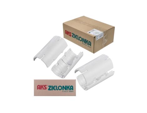 Łącznik składany prosty LSP 25 biały do rur sztywnych (RL i RLM) oraz karbowanych (RKGL i RKGS) AKS /45szt/