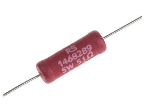 Rezystor 51 5W 5 20ppm/C drutowy RS PRO /5szt./