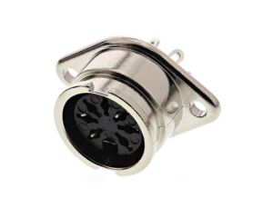 Gniazdo Din 7 -pinowe Żeński Montaż w obudowie 100 V AC