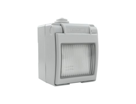 Włącznik światła pojedynczy natynkowy IP55 hermetyczny szary wyłącznik 1570.00 M-L 4114