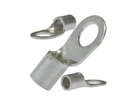 Końcówka rurowa oczkowa typ KOA DIN 10mm/ M10 miedziana cynowana galwanicznie nieizolowana