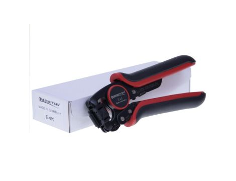 Zaciskarka automatyczna do tulejek na czworokąt praska profesjonalna do kabli 0,08-16mm2 E4K