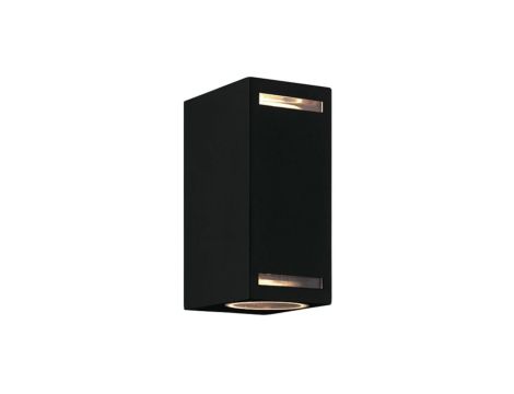 Lampa kinkiet ogrodowy oprawa hermetyczna FOREST 03014 2xGU10 czarna STRUHM