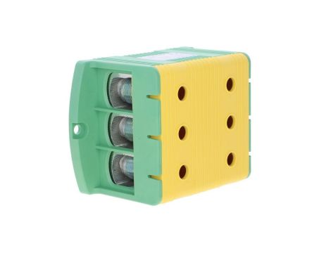 Złączka szynowa 3-torowa ZJUN-3x240 PE żółto-zielona R34RR-07020002701