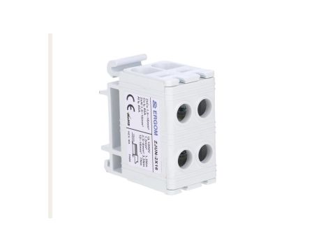 Złączka szynowa 1-torowa ZJU2-35/RD 35mm2 czerwona R34RR-07010000735