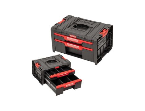 Skrzynka narzędziowa z organizatorem 2 szuflady PRO Drawer 2 Toolbox Basic QBRICK SYSTEM