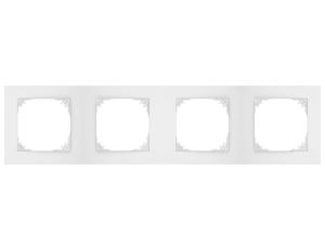 SANTRA ramka poczwórna biały 4174-00