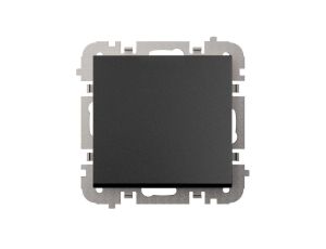 SANTRA łącznik 1-biegunowy bez ramki podtynkowy czarny 4110-19