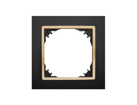 SANTRA ramka pojedyncza czarny/złoty 4171-47