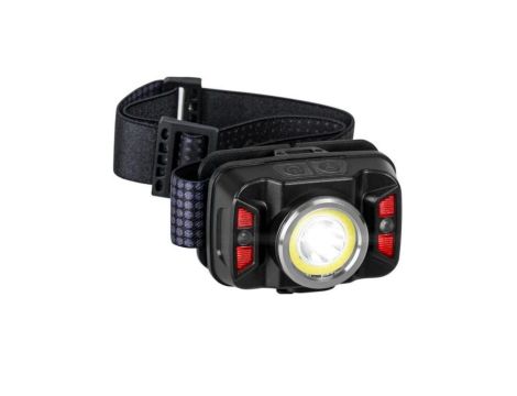 Latarka czołowa akumulatorowa z czujnikiem ruchu XTE5W + COB10W VA0025 VAYOX