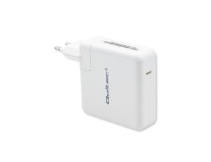 Qoltec Ładowarka sieciowa FAST 96W 5-20V 3- 4.7A USB C PD Laptop Smartfon Biała