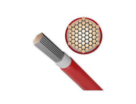 Qoltec Kabel solarny fotowoltaiczny 6mm 100m czerwony