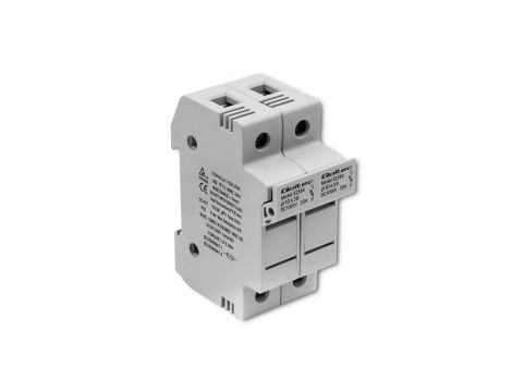 Qoltec Podstawa bezpiecznikowa + bezpiecznik DC 2P 1000V 30A 10x38 solar